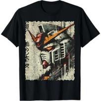 Stylish Vintage Gundam RX-78 Anime Graphic Comfortable Cotton Women And Men T-shirt 4XL