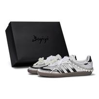 Adidas Originals Samba 811 Manufacturing, Unique Love, Special Shoe Box Slip Resistant Low top German Army Trainers IH9055(Team80-S-BOX) 37⅓