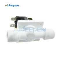1/2  Plastic Solenoid Valve 12V 110V 220V Magnetic Washing Machine Dispenser Drinking Water Pneumatic Pressure Controller Switch DC 12V