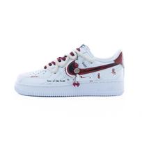 Nike Air Force 1 Palankus Arklys Sintetinė Oda Atspari Dilimui Žemi Kateboardo Batai Moteriški Balti DD8959-100(Komanda240-) 36