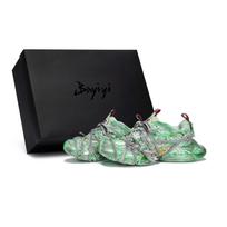 Adidas XLG RUNNER DELUXE Slip Resistant Abrasion Resistant Low top Running Shoes Unisex Dusty Green Silver JQ2973(Team80-S-BOX) 40