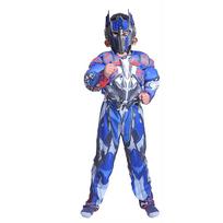 Kids Optimus Prime Costume Red Blue 7/8 Years with Mask Set 140 CM/L/130 cm