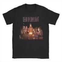 Vintage Deads by Daylights  T Shirt Men 100Cotton Short Sleeve DBD Video Game Round Neck Summer Top Tee S įvairiaspalvis
