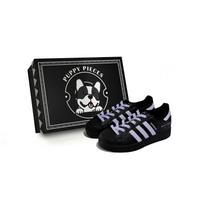 Adidas Originals SUPERSTAR Piece, Special Shoe Box Low top Skateboard Shoes Unisex Black Purple EG4959(Team85-S-BOXA) 36