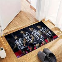 Atlético Mineiro  CAM  Logo Doormat, Football Club Striped Non-Slip Floor Mat 40x60cm( 15x23in )