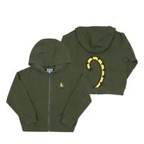 Kenzo Kotora Tiger Kids Hoodie Zipper K61667 64b K61667 64B (8A)