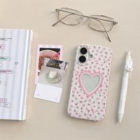 Strawberry Pink Heart Bear iPhone Case for 17/16 Pro Max/15/14 iPhone 17