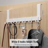 Punch-Free Over-the-Door Coat Rack & Shelf Organizer