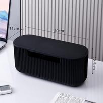 Quality Desktop Cable Storage Box with Lid Multi-Functional Power Strip Storage Box Dustproof Wire Case Household