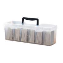 Clear Trading Card Storage Box Playing Card Case Organizers With Separate Box Acrylic Sport Cards Container A1