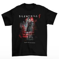Silent Hill F Horror Game Graphic Printed Tshirt Gaming Lover Unisex T Shirt Vintage Unisex Women Cotton Tee Harajuku Y2k Tops S