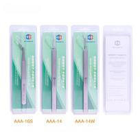 AAA-16S 14 14W Acute Sharp Tweezers for Mobile Phone Motherboard BGA Chip Link Wire Copper Soldering Wire Repair Tools