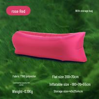 Inflatable Music Festival Sofa - Portable Outdoor Air Couch for Camping & Events purpurinė