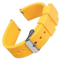 Premium Silicone Watch Strap - Quick Release, Multiple Sizes (14/16/18/19/20/21/22/24mm), Soft, Colorful Design 14mm