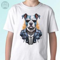Pitbull kids boys T-Shirt cool dog tee xmas gift funny pit bull gangster art top all sizes 110