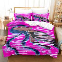 Arcane Anime JinX 3D Bed Linen Set Duvet Cover Set Twin Full Queen King Size Bedding Set Comforter Bedding Sets Arcane Bed Linen 135x200cm