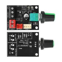 DC 8-24V 5A 4-wire Violent Fan Speed Controller Module DC Brushless Motor PWM Speed Regulator Governor with Switch juoda