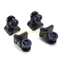 49MD 4pcs Luggage Suitcase Hardware Double Row Roller 360° Spinner Casters CN