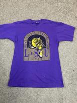 Vintage 90s LSU Tigers Football Gold Century Purple T-shirt Size Large 1993 FOTL 2XL