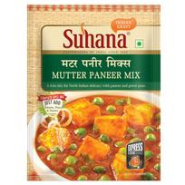 Suhana Masala Mutter Paneer Spice Mix 50g Pouch Pack Of 9 Easy Indian Curry Gravy Mix Restaurant Style Quick Cooking