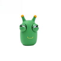 Novelty Green Worm Squeeze Fidget Toy Eye Popping Sensory Stress Anxiety Relief Anti-Stress Toy Squeeze Decompression Plaything 1 Pcs