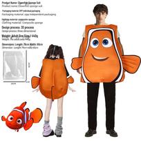 Halloween Clownfish Nemo Character Cosplay Costume Kids One Size
