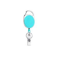 Color Crystal Retractable Keychain Shinny Rhinestones Badge Reel Id Lanyard Name Tag Card Holder Badge Holder Key Chain Badge