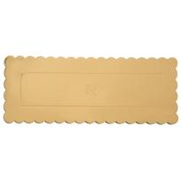 Pyrago pagrindas, Auksinis stačiakampis pyragas 33X12 Cm