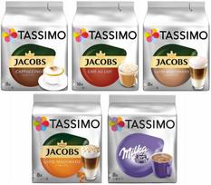 Kapsułki Tassimo Jacobs Zestaw Kawy Mleczne 48Szt