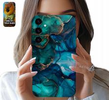 Samsung Galaxy S24 Fe Tok Elegáns Márvány Kő Minták + Üveg