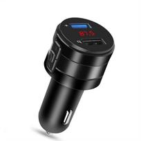 FM siųstuvas Bluetooth automobilinis MP3 grotuvas 3.1A du USB prievadai automobilinis įkroviklis laisvų rankų moduliatoriaus komplektas telefono įkrovimo adapteris juoda