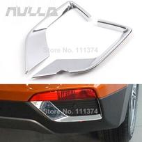 Chrome for Hyundai Creta Ix25 Front Rear Fog Lights Cover Frame Trim 2016 2017 2018 Rear