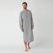 Vyriškas Saudo Arabijos chalatas ilgomis rankovėmis Ramadano musulmonų suknelė Vidurio islamo drabužiai XXXL pilka spalva