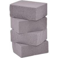 Lot de 4 Bloc Grill Pierre Ponce de Nettoyage Écologique, Réutilisable Griller Pierre Nettoyant Ponce pour Nettoyer Barbecue Gr A348