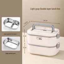 UOSU 304 Stainless Steel Microwave Safe Lunch Box