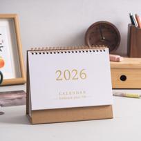Small Desk Calendar 2026 Standing Flip Desktop Calendar Scheduler Planning Spiral Binding Calendar Standing 2025.07-2026.12 balta