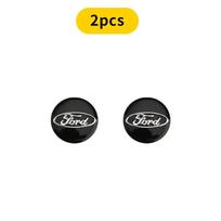 Automobilio lipdukas Ford 14mm/21mm Aliuminio automobilio nuotolinio rakto korpuso emblemos lipdukas Ford S Max Ford Focus Mk2 Mk3 Fiesta Mk7 Mondeo Mk4