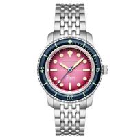Fluce 40 Automatic 15 ATM Water Sapphire Pink [SPINNAKER] Watch, Self-winding, Resistant, Crystal, Dial, SP-5133-AA, Men's [Authentic] rožinė