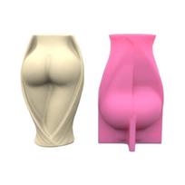 Flower Pot Silicone Mold Sexy Human Body Succulent Planter Concrete Mold DIY Craft Resin Epoxy Mold DIY Vase Pen Holder 1