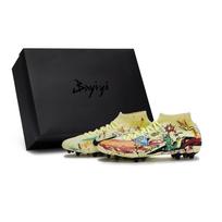 Nike Mercurial Superfly 9 Slip Resistant Soccer Shoes Men's Red Yellow Blue Green DJ5622-700(Team80-S-BOX) 44.5