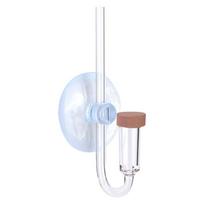Atomizer Diffuser Acrylic Material CO2 Diffuser Fine Mist Suction Cup Bubble Counter Transparent CO2 Atomizer Planted Tank