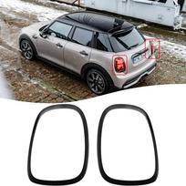 Headlamp Bezel Tail Light Trim Ring Glossy Black for Mini Cooper F55 F56 F57 with Installation Tool