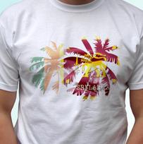 Sri Lanka Palm flag - white kids boys T-Shirt holiday top tee s s kids baby sizes 100