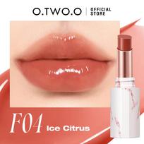 O.TWO.O Glossy Lipstick Lip Tint Mirror Ice-film 24h Moisturize Nourish Smooth Non-Sticky 3D Glossy Lip Glaze Lipstick Makeup Full Size