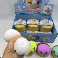 Hot Simulation Dumpling Pressure Ball Slow Rebound Soft Pinch Decompression Office Home Decorat Children Adults Birthday Gift Presents