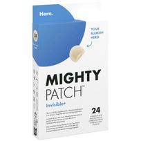 Hero Cosmetics Mighty Patch Invisible+ Hydrocolloid Acne Pimple Patches for Whitehead Treatment, 24 Count