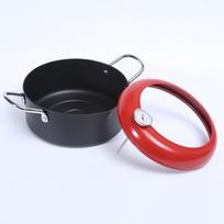 Multifunctional Deep Fryer & Induction Cooker with Temperature Control 20 cm raudonos dangtelio spalvos