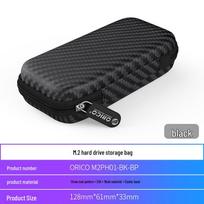 ORICO M.2 SSD Enclosure Universal Waterproof Bag - Pressure-Resistant Portable Protective Cover mažos juodos spalvos