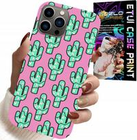 Etui Do Iphone 11 Pro Max - Kaktusy, Kaktus Na Różowym Tle + Folia