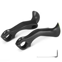 Dviračių juostos galai Ergonomiški neslystantys MTB kalnų dviračių vairo galai, skirti 21,8–22,8 mm vairai Upgrade Style juoda